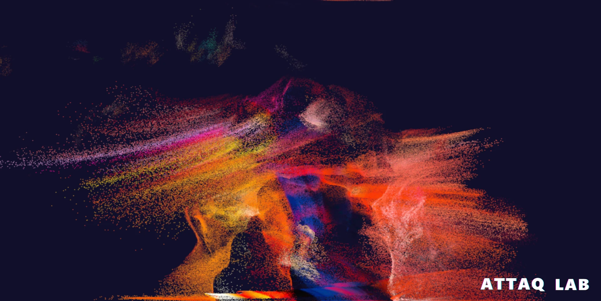 Colorful generative artwork created with Motion Canvas