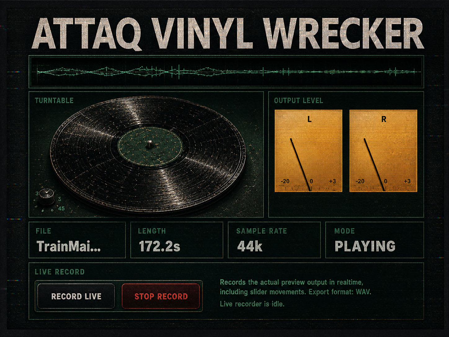 ATTAQ Vinyl Wrecker cover